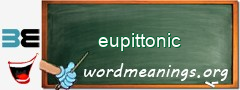 WordMeaning blackboard for eupittonic
